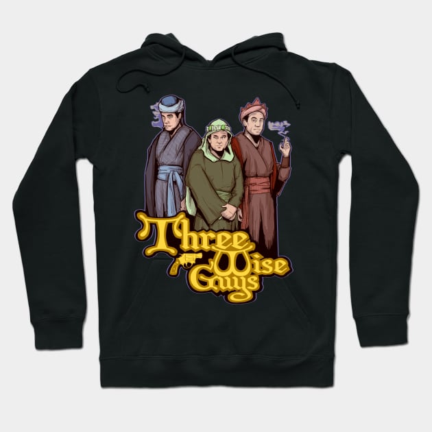 Three Wise Guys Hoodie by LVBart